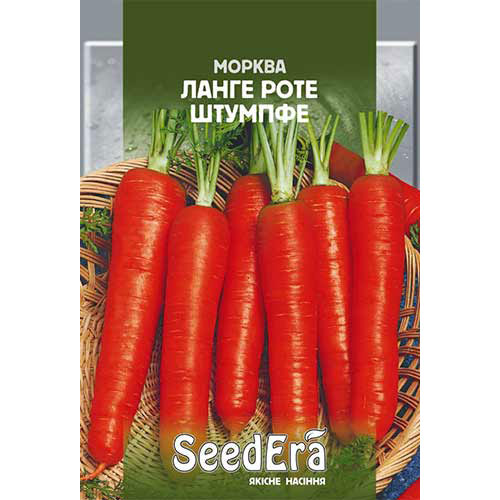 Морковь Ланге Роте Штумпфе Seedera рисунок 1 артикул 90092