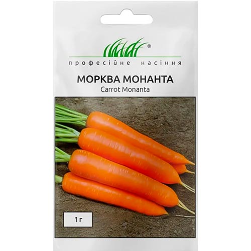 Морква Монанта Професійне насіння зображення 1 артикул 95177