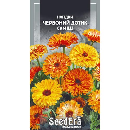 Календула Красное прикосновение, смесь окрасок Seedera рисунок 1 артикул 94977
