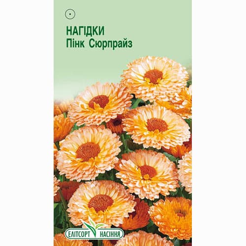 Календула Пинк Сюрпрайз Элитсорт рисунок 1 артикул 95118