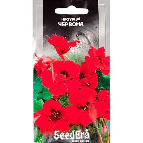 Настурция красная Seedera артикул фото 1 Настурция красная Seedera рисунок 1 артикул 89964