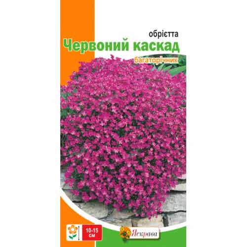 Обриета Красный каскад Яскрава рисунок 1 артикул 77069