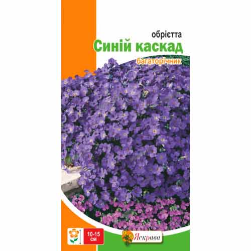 Обриета Синий каскад Яскрава рисунок 1 артикул 77068