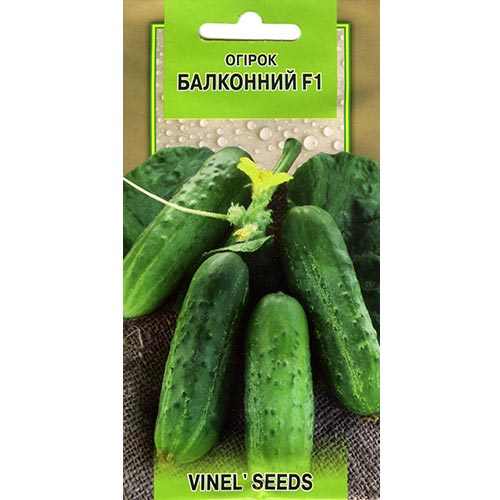 Огірок Балконний F1 Vinel seeds зображення 1 артикул 95625