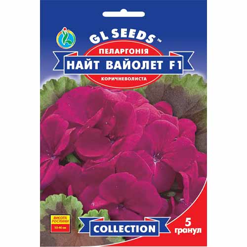 Пеларгонія Найт Вайолет F1 GL Seeds зображення 1 артикул 85816
