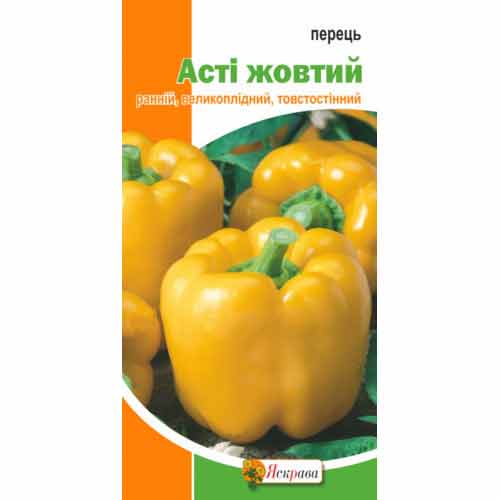 Перець солодкий Асті жовтий Яскрава зображення 1 артикул 90498