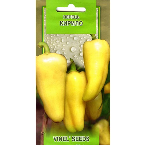 Перец сладкий Кирилл Vinel seeds рисунок 1 артикул 95715