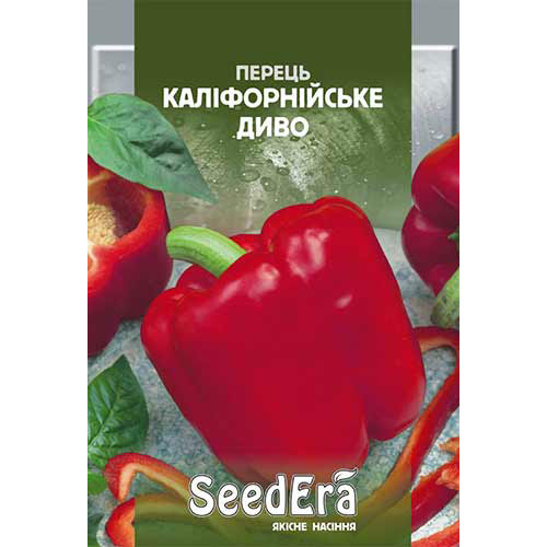 Перець солодкий Каліфорнійське диво Seedera зображення 1 артикул 90157