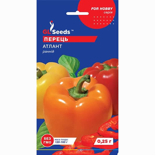 Перець солодкий Атлант GL Seeds зображення 1 артикул 99668