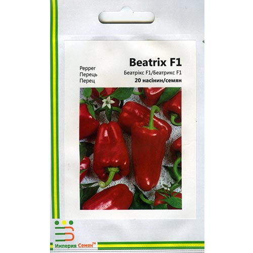 Перец сладкий Беатрикс F1 Империя семян артикул фото 1 Перец сладкий Беатрикс F1 Империя семян рисунок 1 артикул 95403