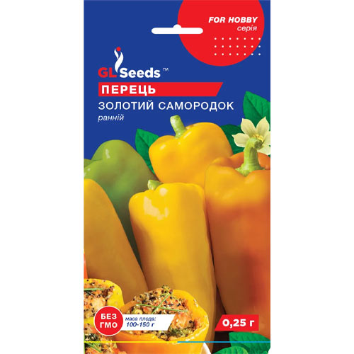 Перець солодкий Золотий самородок GL Seeds зображення 1 артикул 85707