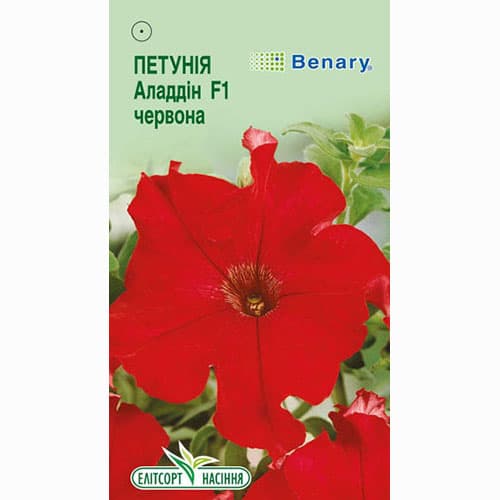 Петунія Аладдін червона F1 Елітсорт артикул фото 1 Петунія Аладдін червона F1 Елітсорт зображення 1 артикул 90593