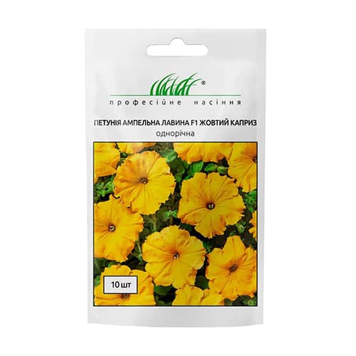 Петунія Лавина Жовтий каприз F1 Професійне насіння артикул фото 1 Петунія Лавина Жовтий каприз F1 Професійне насіння зображення 1 артикул 90313