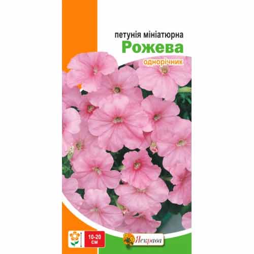 Петунія мініатюрна Рожева Яскрава зображення 1 артикул 99798
