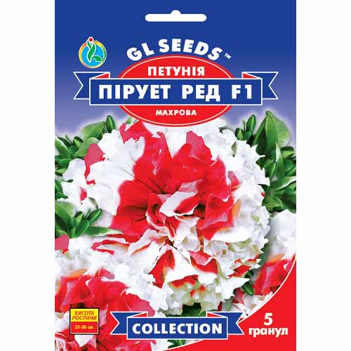 Петунія Пірует Ред махрова F1 GL Seeds артикул фото 1 Петунія Пірует Ред махрова F1 GL Seeds зображення 1 артикул 85857