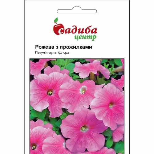 Петуния Розовая с прожилками Садыба центр рисунок 1 артикул 89604