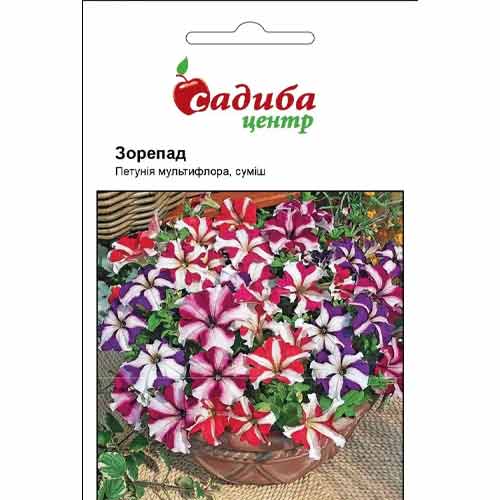 Петуния Звездопад F2, смесь окрасок Садыба центр рисунок 1 артикул 89563