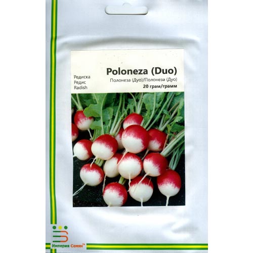 Редис Полонеза (Дуо) Империя семян 100 г рисунок 1 артикул 95284