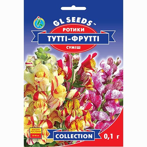 Ротики садовi (левовий зев) Тутті Фрутті GL seeds зображення 1 артикул 99534