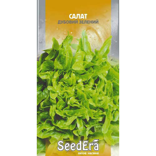 Салат листовий Дубовий зелений Seedera артикул фото 1 Салат листовий Дубовий зелений Seedera зображення 1 артикул 77303