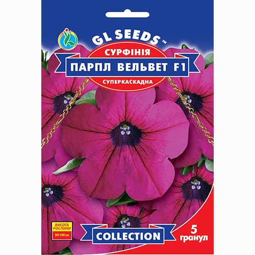Сурфінія Парпл Вельвет F1 GL Seeds зображення 1 артикул 99541