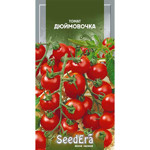 Томат Дюймовочка Seedera, насіння артикул фото 1 Томат Дюймовочка Seedera, насіння зображення 1 артикул 90225