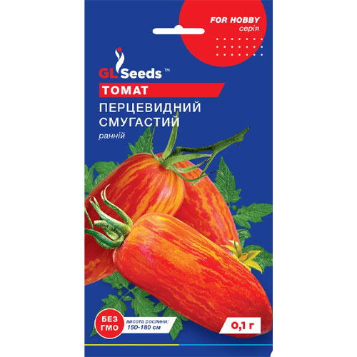 Томат Перцевидний смугастий GL Seeds зображення 1 артикул 85738