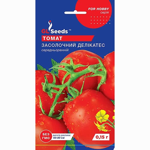 Томат Засолочний делікатес GL Seeds артикул фото 1 Томат Засолочний делікатес GL Seeds зображення 1 артикул 99724