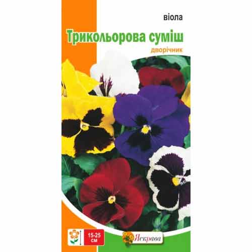 Вiола Трикольорова, суміш забарвлень зображення 1 артикул 72113