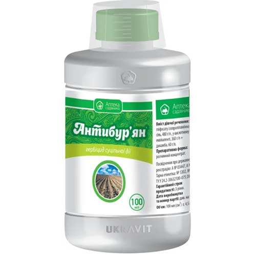 Средство защиты от сорняков Антибурьян рисунок 1 артикул 91008