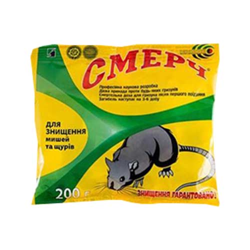 Средство для защиты от грызунов Смерч рисунок 1 артикул 91495