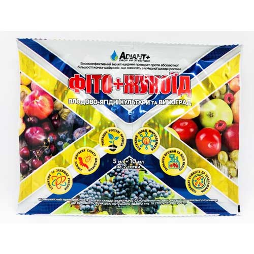 Засіб захисту від шкідників Фіто + Жукоїд для плодово-ягідних та винограду зображення 1 артикул 91471
